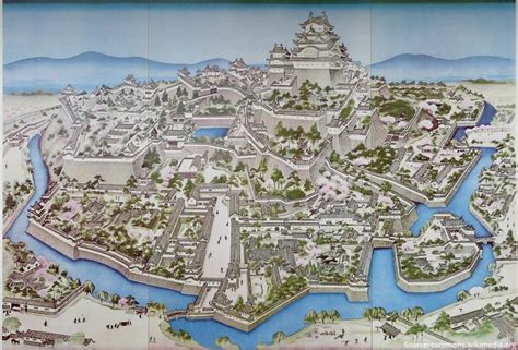 himeji castle japan map