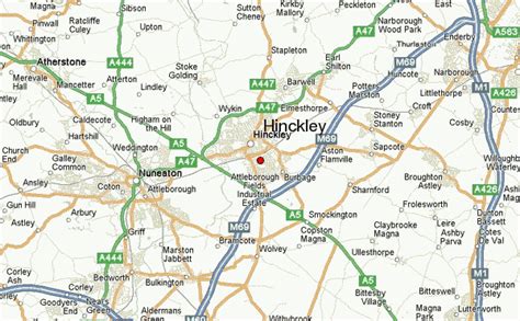 hinckley on a map