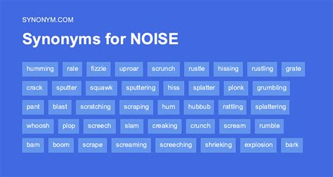Hinge Noise Synonyms