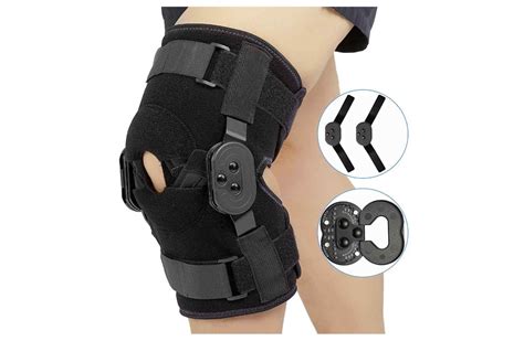 Hinged Knee Brace For Skiing