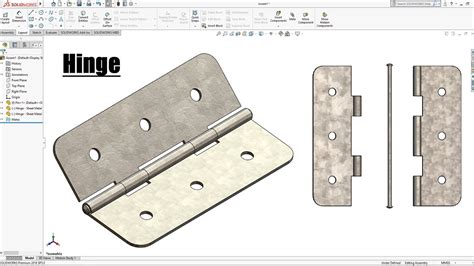 Hinges In Solidworks Toolbox