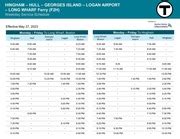 hingham logan ferry schedule