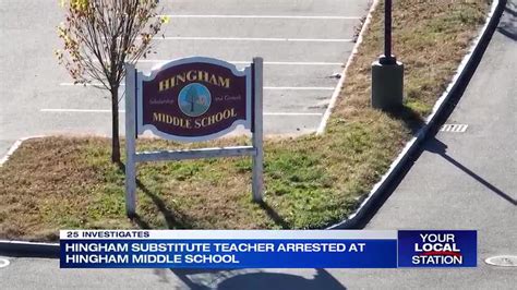 hingham substitute teacher arrested