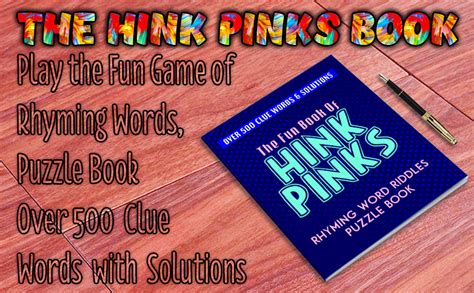 Hink Pinks Revealed: Fun Word Puzzles for Adults