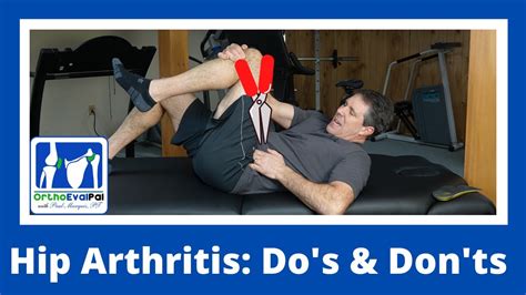 Hip Arthritis Do's And Don'ts