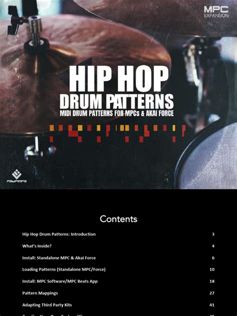 Hip Hop Drum Patterns Pdf