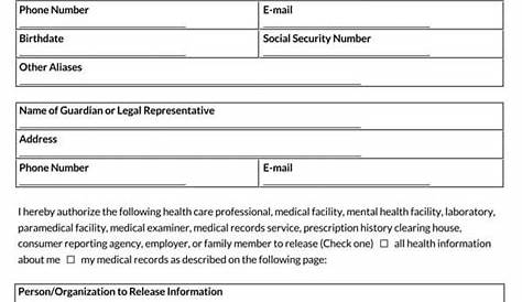 Hipaa Medical Records Release Form Ny Compliant Resume Examples