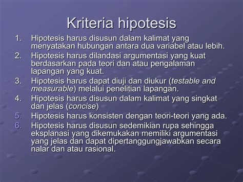 Jenis Dan Contoh Hipotesis Karya IMAGESEE