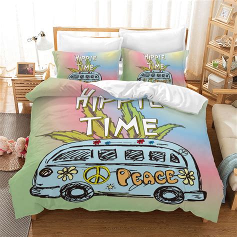 Psychedelic Hippie Swirl Bedding