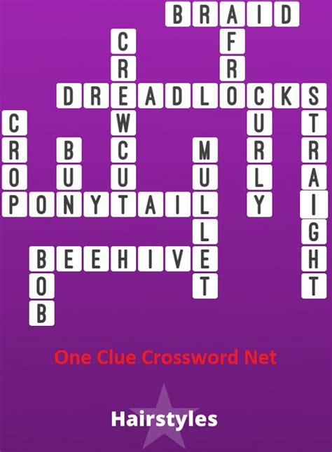 Hairstyle Crossword Clue
