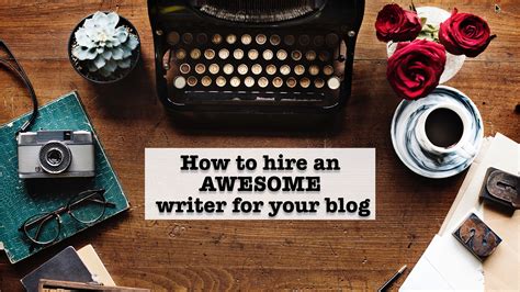 hire a writer for a blog post