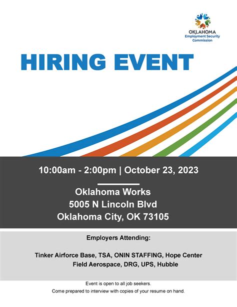 hiring event okc