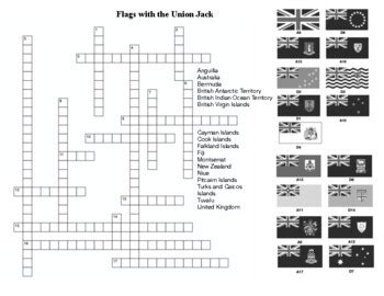 his cross is on the union jack crossword