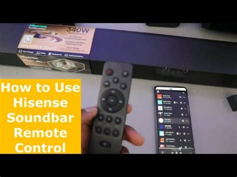 Hisense Soundbar Remote App