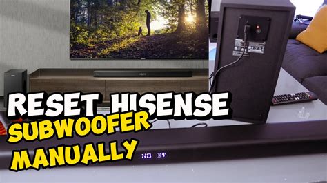 Hisense Soundbar Reset
