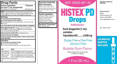 Relieve Allergies with Histex PD Drops: A Complete Guide