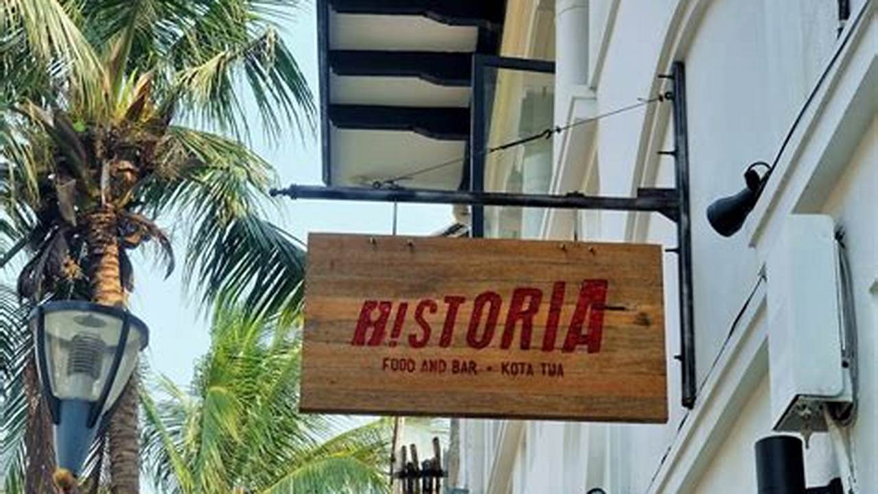 Historia Food &amp; Bar: Temukan Sejarah dan Kuliner di Balik Suasana Kolonial