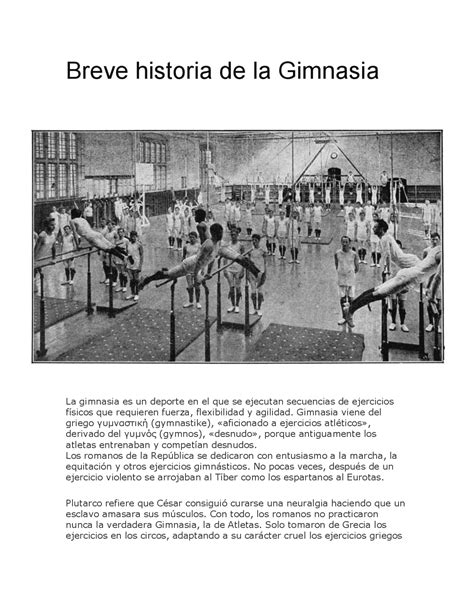 historia de la gimnasia wikipedia