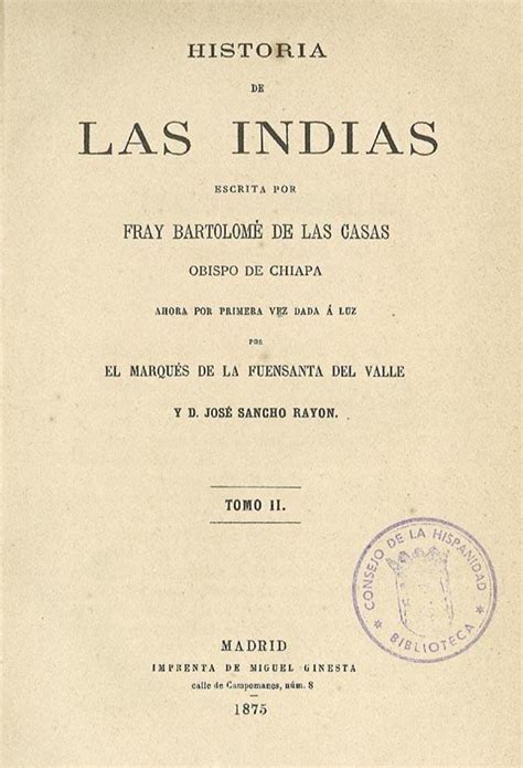 historia de las indias english