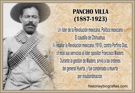 historia de pancho villa resumen