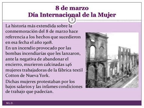 historia del dia de la mujer 8 marzo