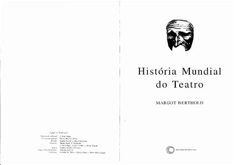 historia mundial do teatro pdf