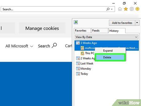 Historial Internet Explorer 7
