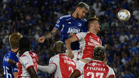 historial millonarios vs santa fe