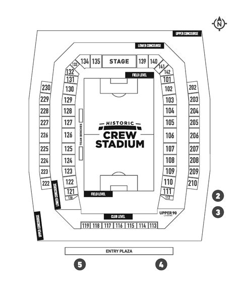 historic crew stadium columbus oh map