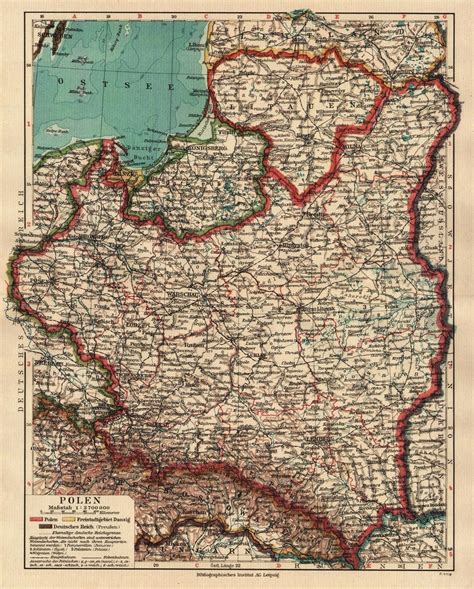 historic maps of poland