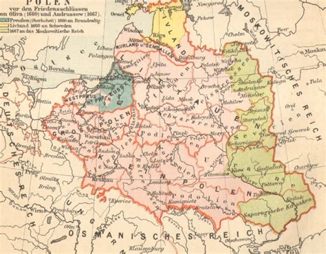 historical map of poland from 1890