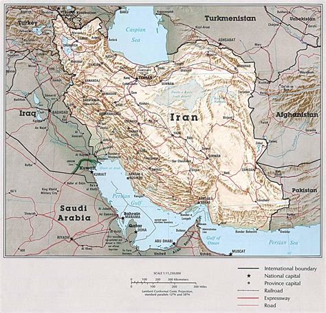 historical map of the land of iran