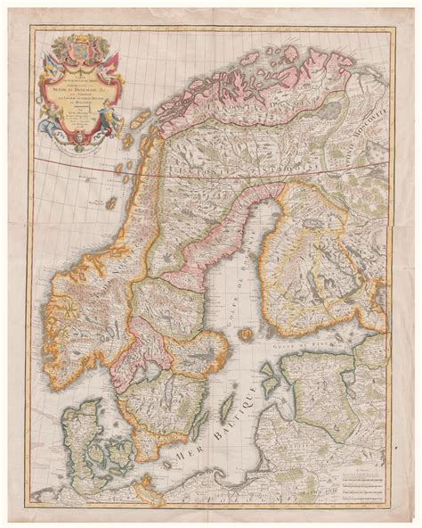 Historisk karta över Byske, år 1752 Historiehemmet.se