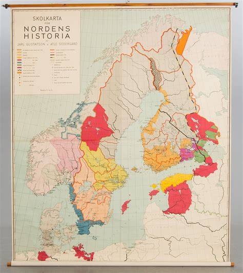 Historisk karta över Byske, år 1752 Historiehemmet.se