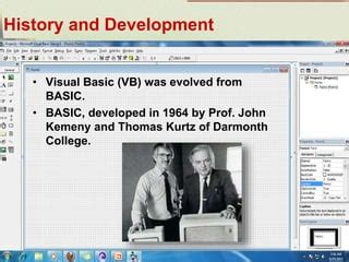 history and development of visual basic