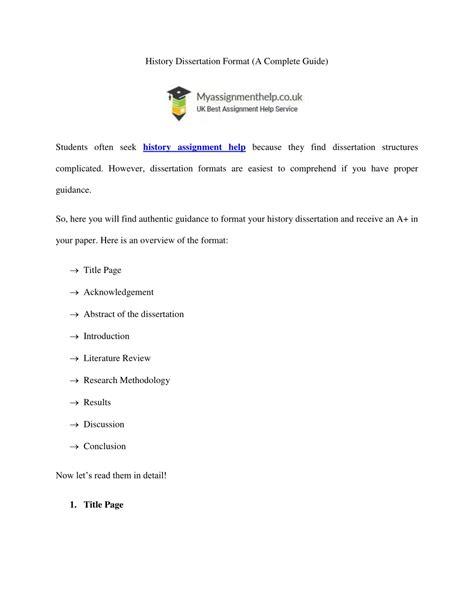history dissertation examples bristol