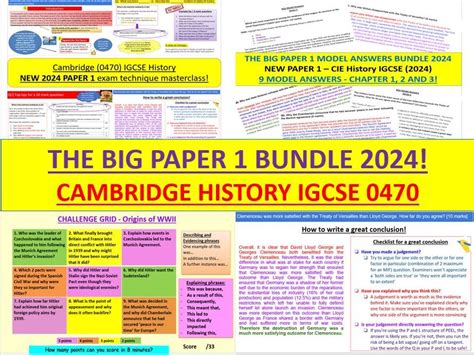 History Igcse Paper 1
