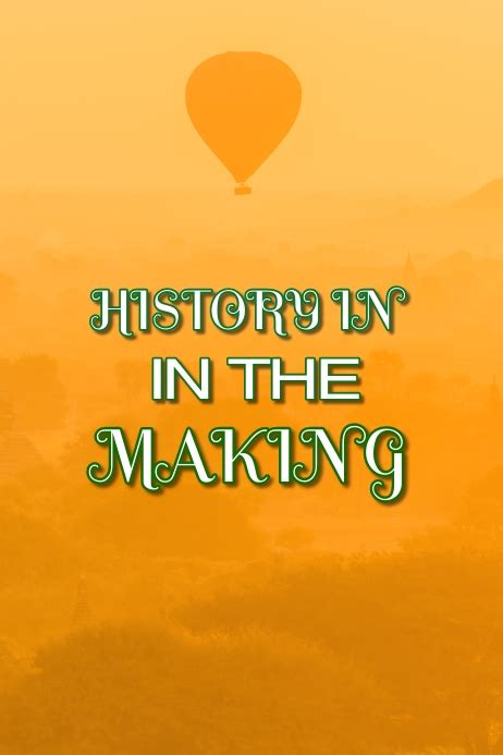 History Making Poster
