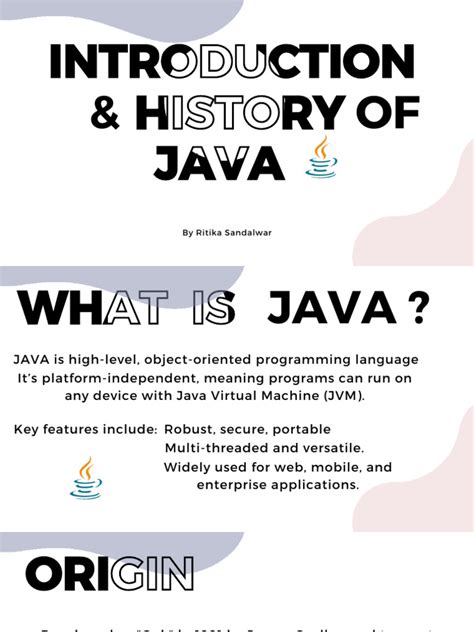 About History Of Java Pdf 2023