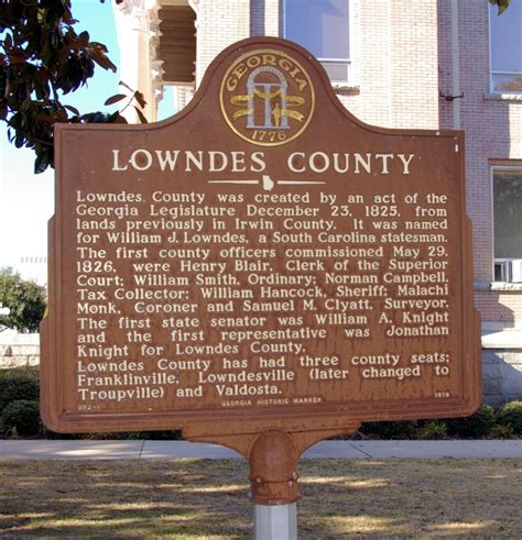 history of lowndes county georgia