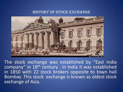 history of stock exchange in india class 12