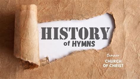 History of the Hymn