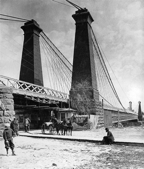 history of the suspension bridge