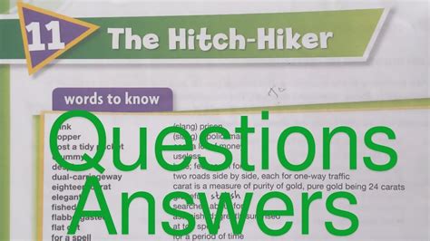 Hitch Hiker Question Answer