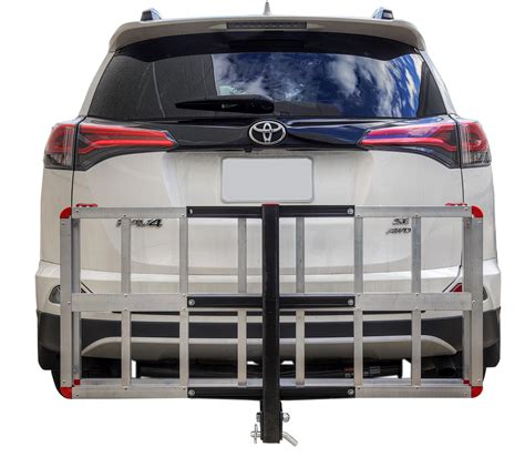 hitch-mounted cargo carrier
