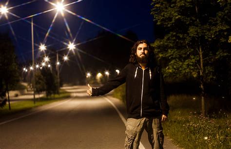 Hitchhiking At Night