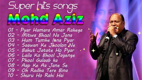 hits of mohammad aziz song