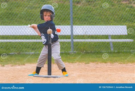 Hitting Tee Ball