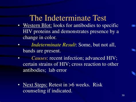 Hiv Test Indeterminate