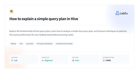 Hive Query Analysis